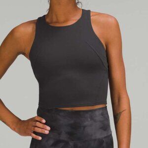 Women Lululemon Invigorate Training Tank Top B/C Cup Graphite Grey Size 6
